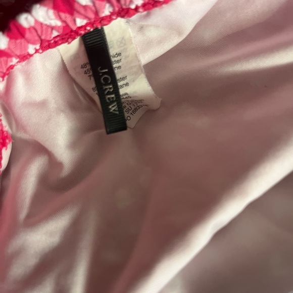 J. Crew Red Gingham Women's One Piece Swimsuit - Picture 6 of 8